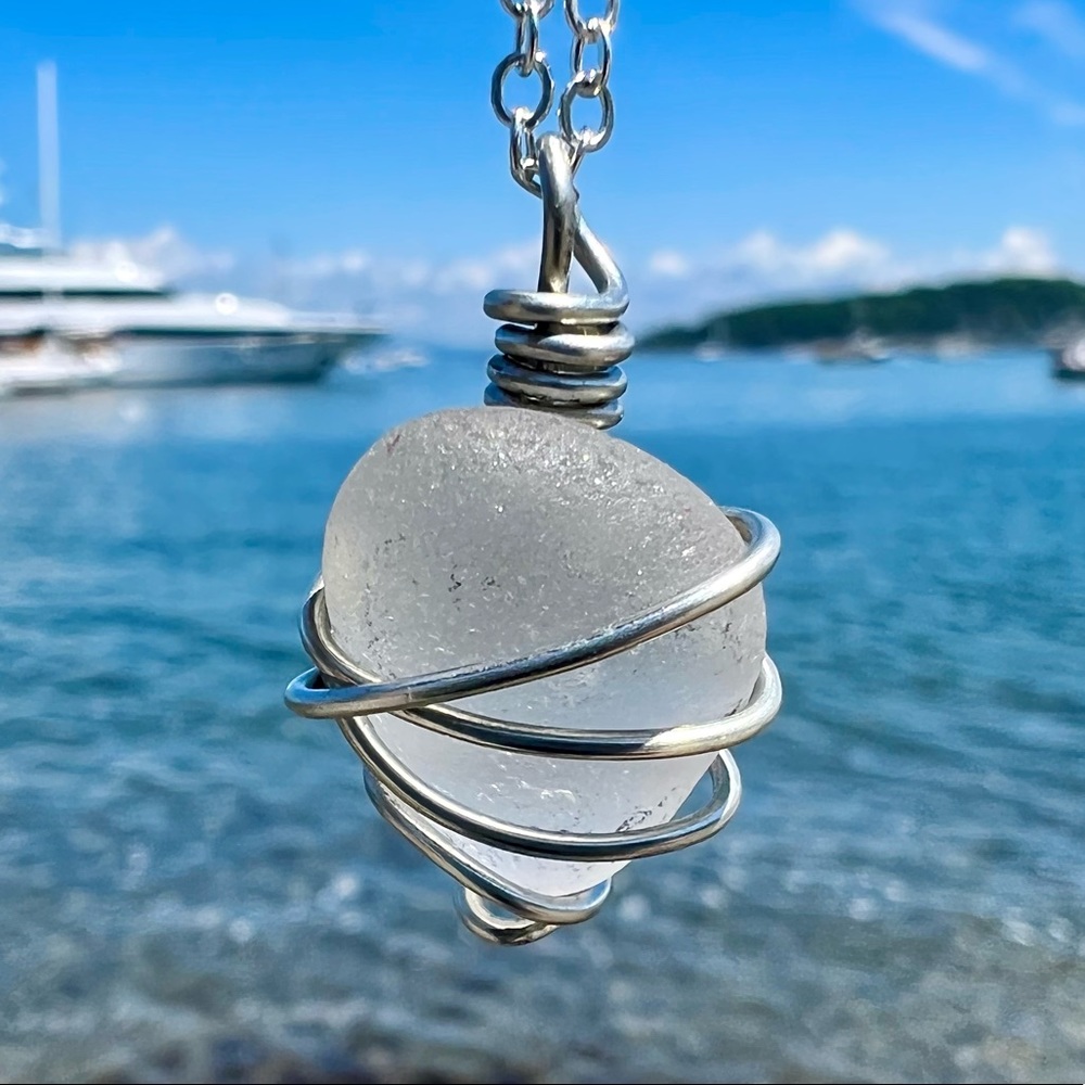 Bar Harbor Seaglass Necklace